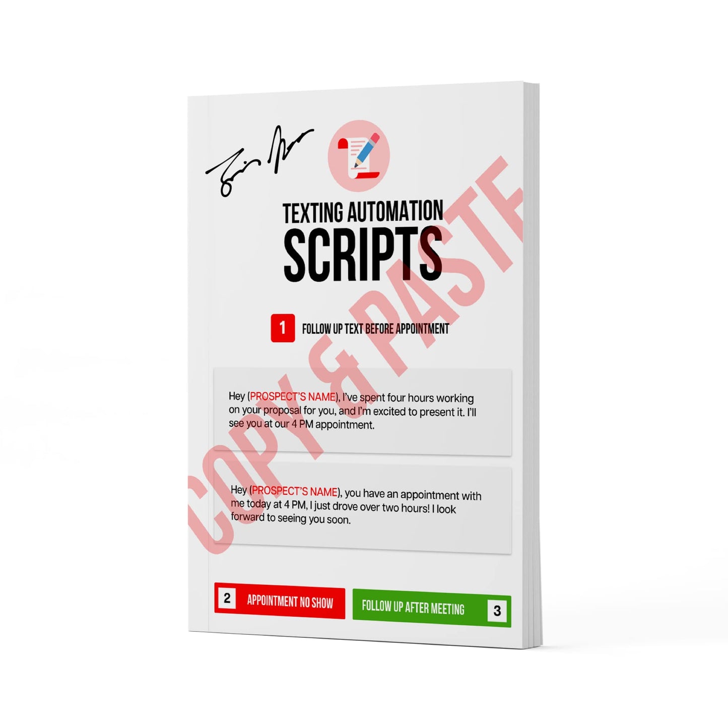 Copy & Paste Texting Automation Scripts